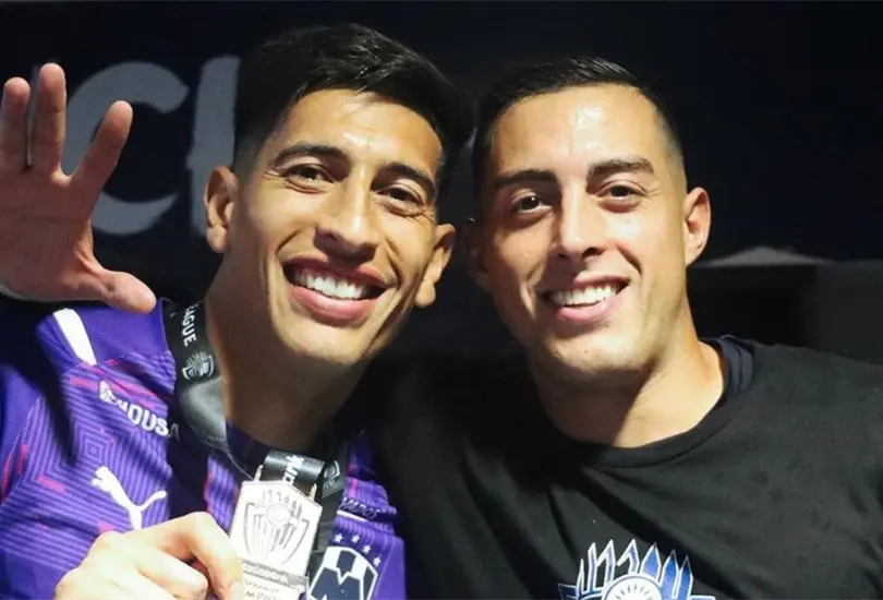 Funes Mori y Esteban Andrada coincidieron en Rayados