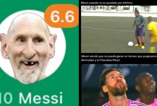 Lionel Messi se convirtió en víctima de los memes tras ser echado de la Concacaf Champions Cup