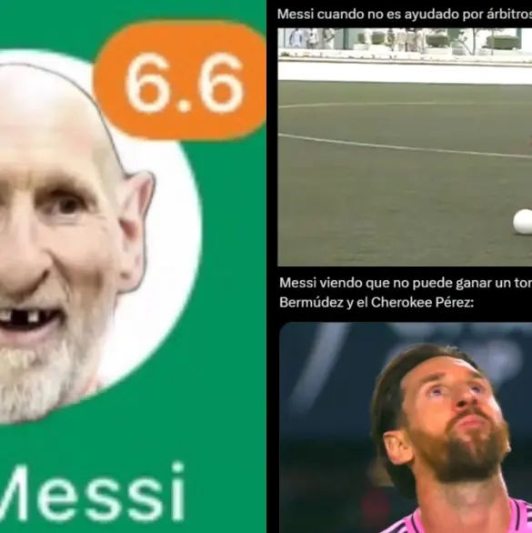 Lionel Messi es víctima de memes tras eliminación de Concachampions