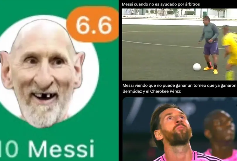 Lionel Messi se convirti&oacute; en v&iacute;ctima de los memes tras ser echado de la Concacaf Champions Cup