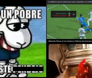 Marcelo Flores es víctima de los memes por entrar y meter mano vs Cruz Azul