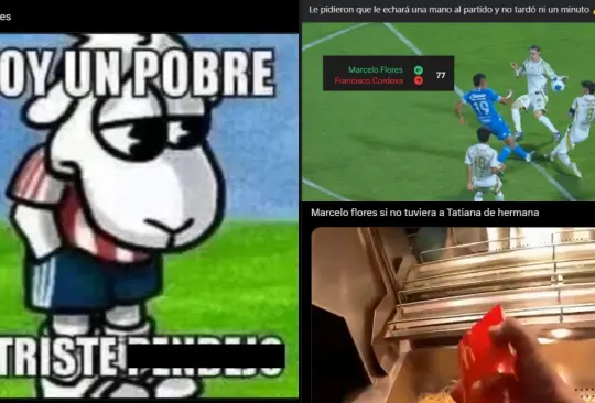 Marcelo Flores metió mano vs Cruz Azul a los 25 segundos de entrar al partido