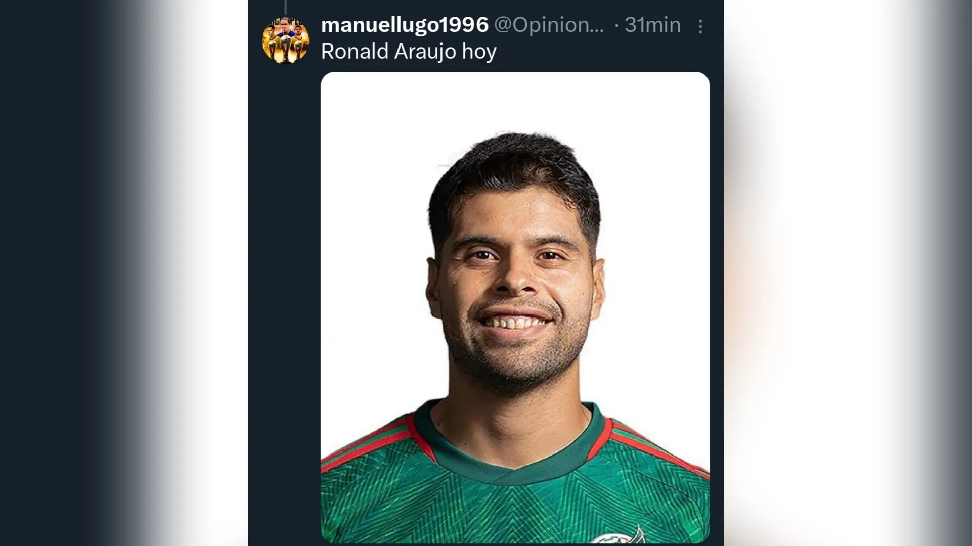 Ronald Araujo fue otro de los jugadores criticados en el encuentro. 