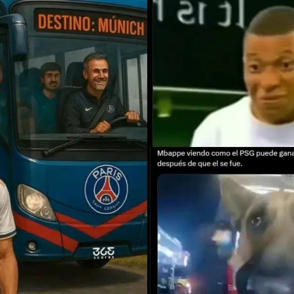 Mbappé es víctima de memes tras el pase del PSG a la final de la Champions