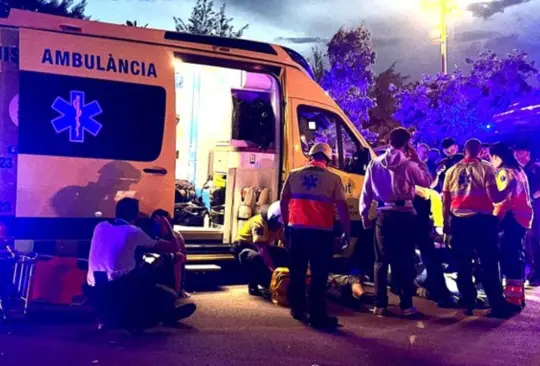 Un atropellamiento masivo a las afueras del RCDE Stadium paralizó la ciudad de Barcelona Un atropellamiento masivo a las afueras del RCDE Stadium paralizó la ciudad de Barcelona