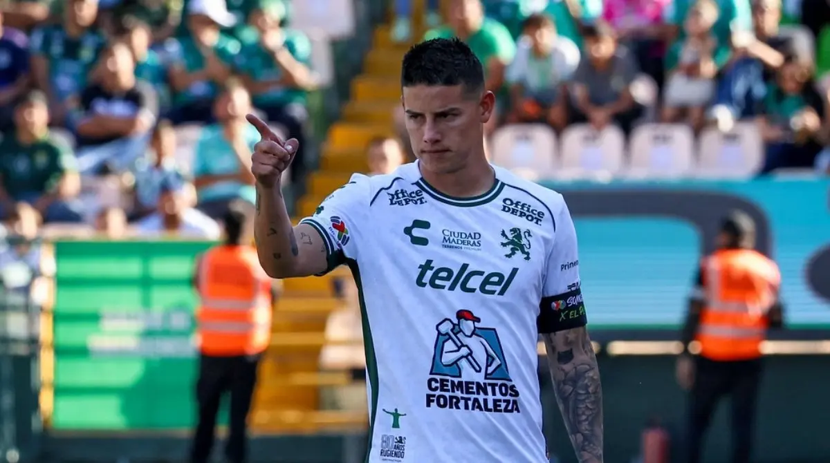  James Rodríguez llegó a León con la ilusión de participar en el Mundial de Clubes 