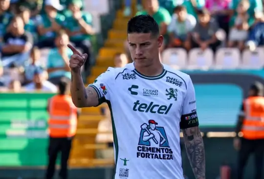 James Rodríguez llegó a León con la ilusión de participar en el Mundial de Clubes
