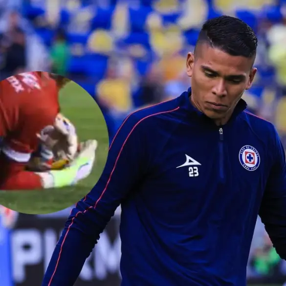 La toma que exhibe el extraño error de Kevin Mier vs América