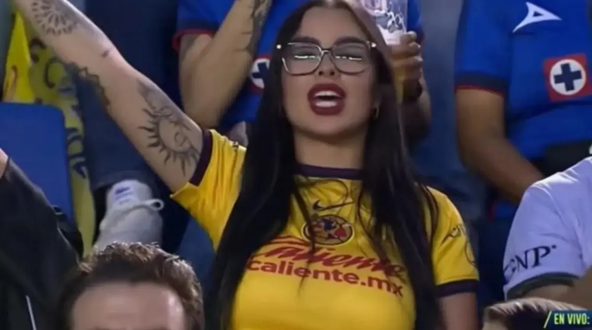 Leslie Aguirre es la aficionada del América que se viralizó durante el partido vs Cruz Azul.