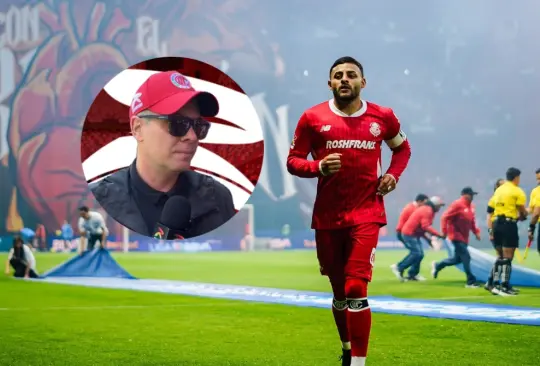 Alexis Vega ha sido el encargado de dar palabras de aliento a la afición de Toluca Alexis Vega ha sido el encargado de dar palabras de aliento a la afición de Toluca