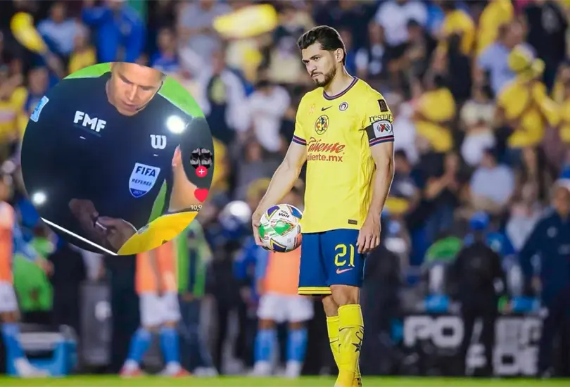 Henry Mart&iacute;n ha sido se&ntilde;alado de hacer una entrega algo peculiar al &aacute;rbitro central