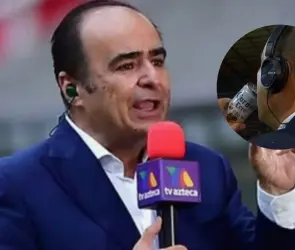 David Medrano se pone a beber en pleno Toluca vs América