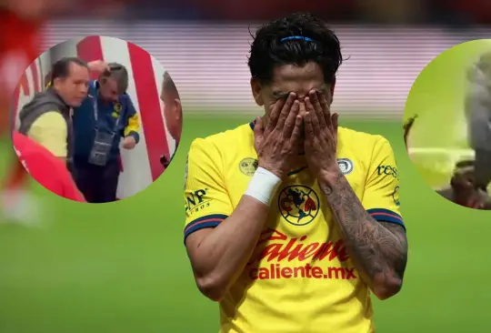 Azcárraga apareció mojado antes del partido, mientras que Jardine recibió un baño de cerveza durante el festejo de un gol.
