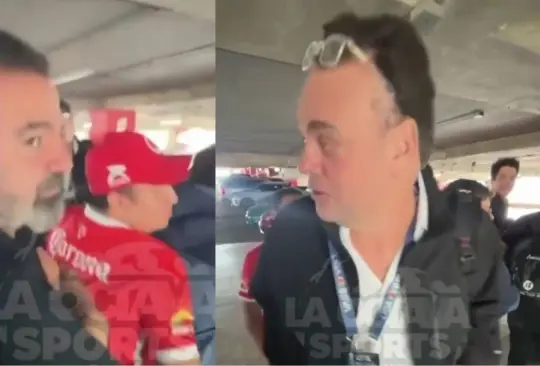 El periodista insultó a su excompañero quien le negó el saludo cuando se encontraron.