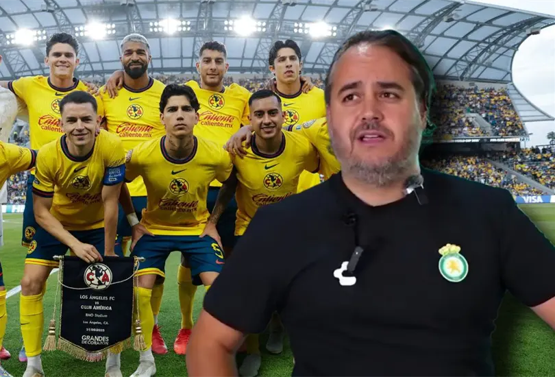 El directivo de la Fiera no dud&oacute; en hacerse presente previo al juego de las &Aacute;guilas.