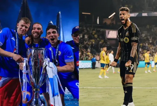 Denis Bouanga celebró el título de Cruz Azul