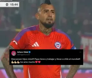 Argentinos se burlan de Arturo Vidal y la foto de sus hijos