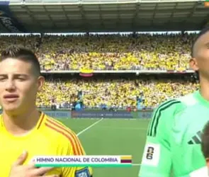 James Rodríguez protagoniza pelea en vestidor de Colombia