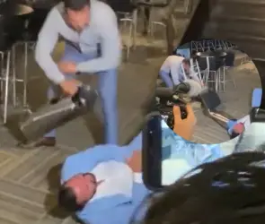 Alberto del Río golpea a Latin Lover en plena conferencia (VIDEO)