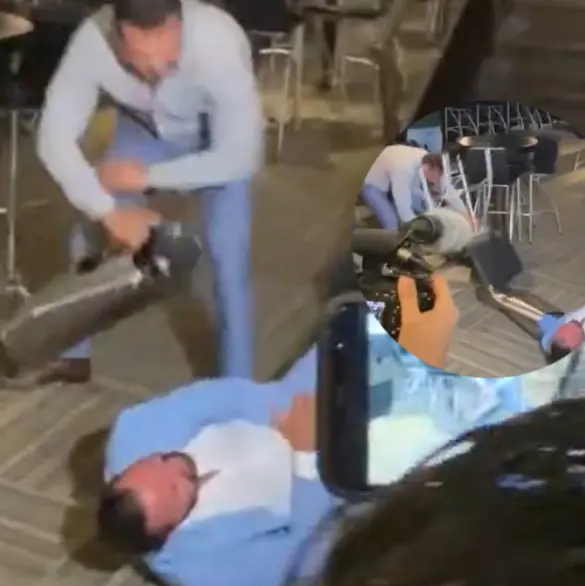 Alberto del Río golpea a Latin Lover en plena conferencia (VIDEO)