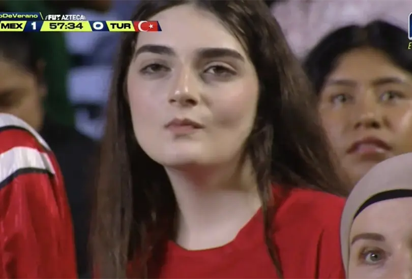 Una aficionada de Turqu&iacute;a se virali&oacute; en redes sociales