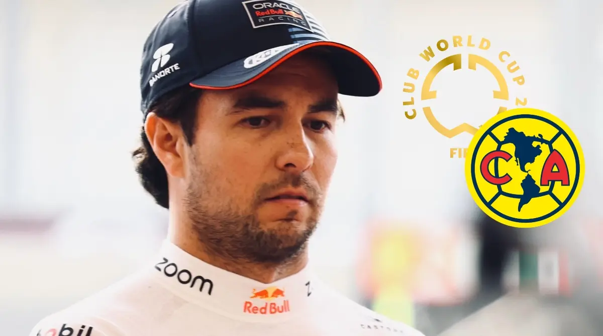  Checo Pérez mostró su decepción porque América no participó en el Mundial de Clubes 