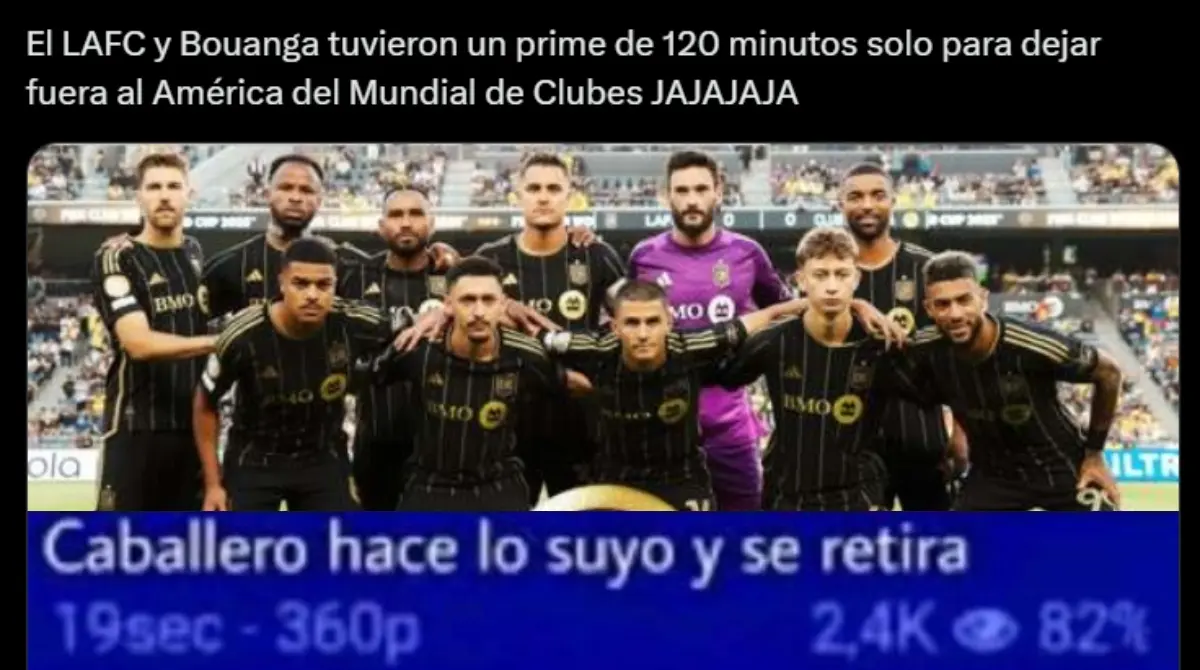 El LAFC fue eliminado del Mundial de Clubes y los memes no se hicieron esperar