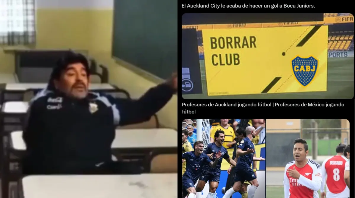  Boca fue víctima de memes tras el gol recibido por Auckland City 