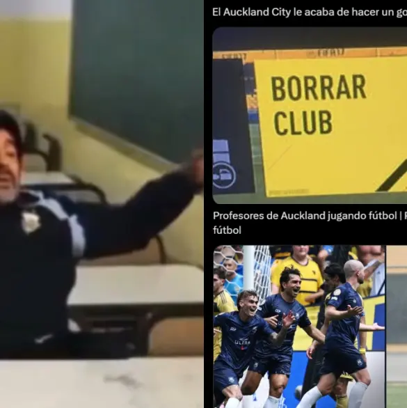 Los memes se burlan de Boca Juniors tras gol del Auckland
