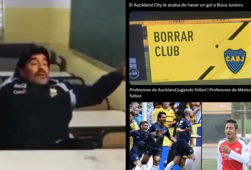 Boca fue víctima de memes tras el gol recibido por Auckland City