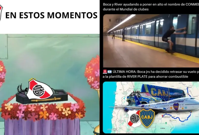 Los memes fueron duros con River Plate