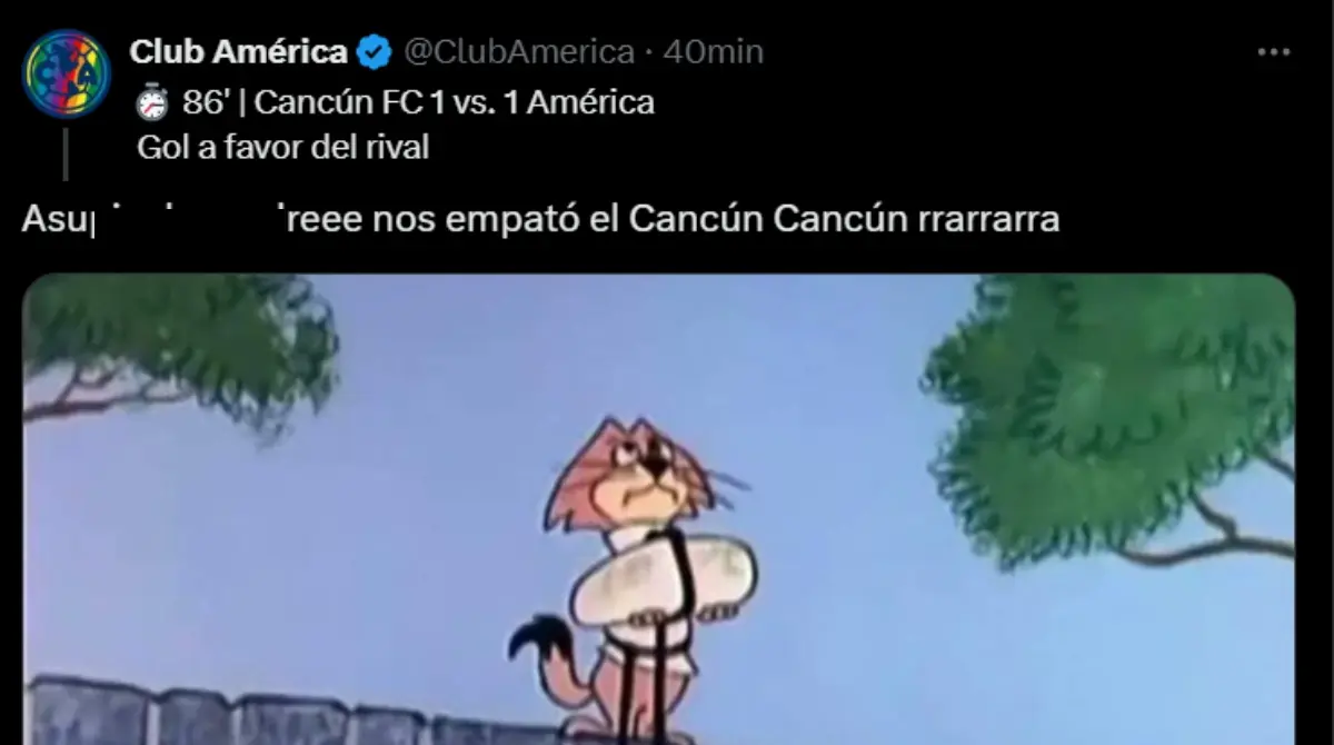 Las burlas y memes se fueron contra el rendimiento del equipo.