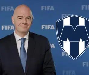 Gianni Infantino muestra su apoyo a Rayados vs Borussia Dortmund