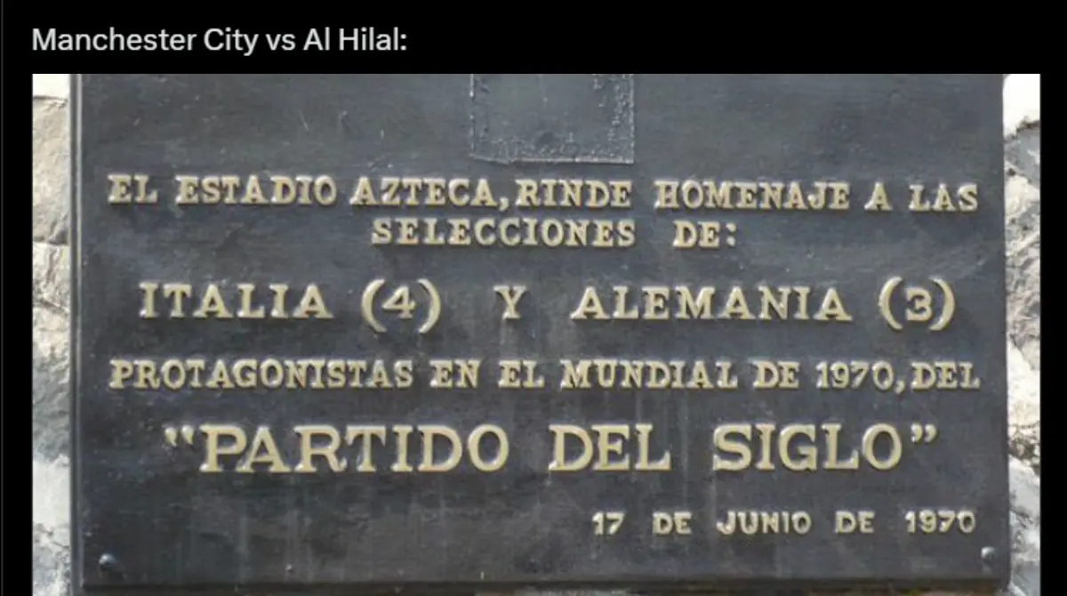 El partido del siglo fue sustituido por el City vs Al-Hilal.