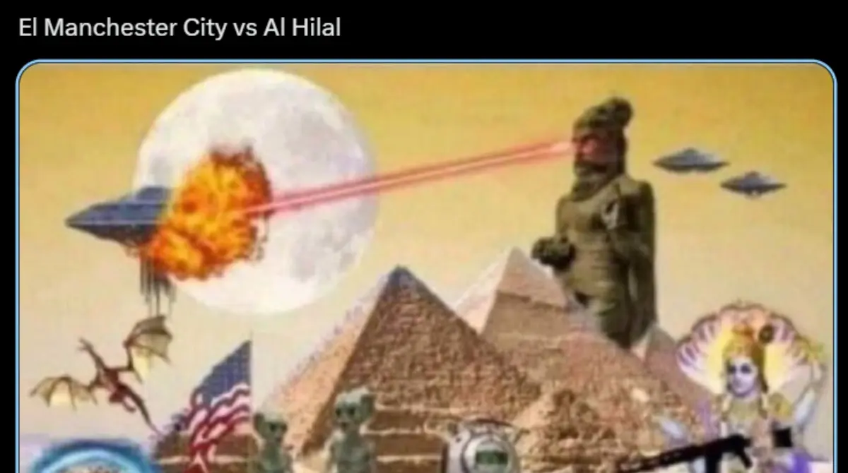 Los memes se hicieron presentes tras el Manchester City vs Al-Hilal.