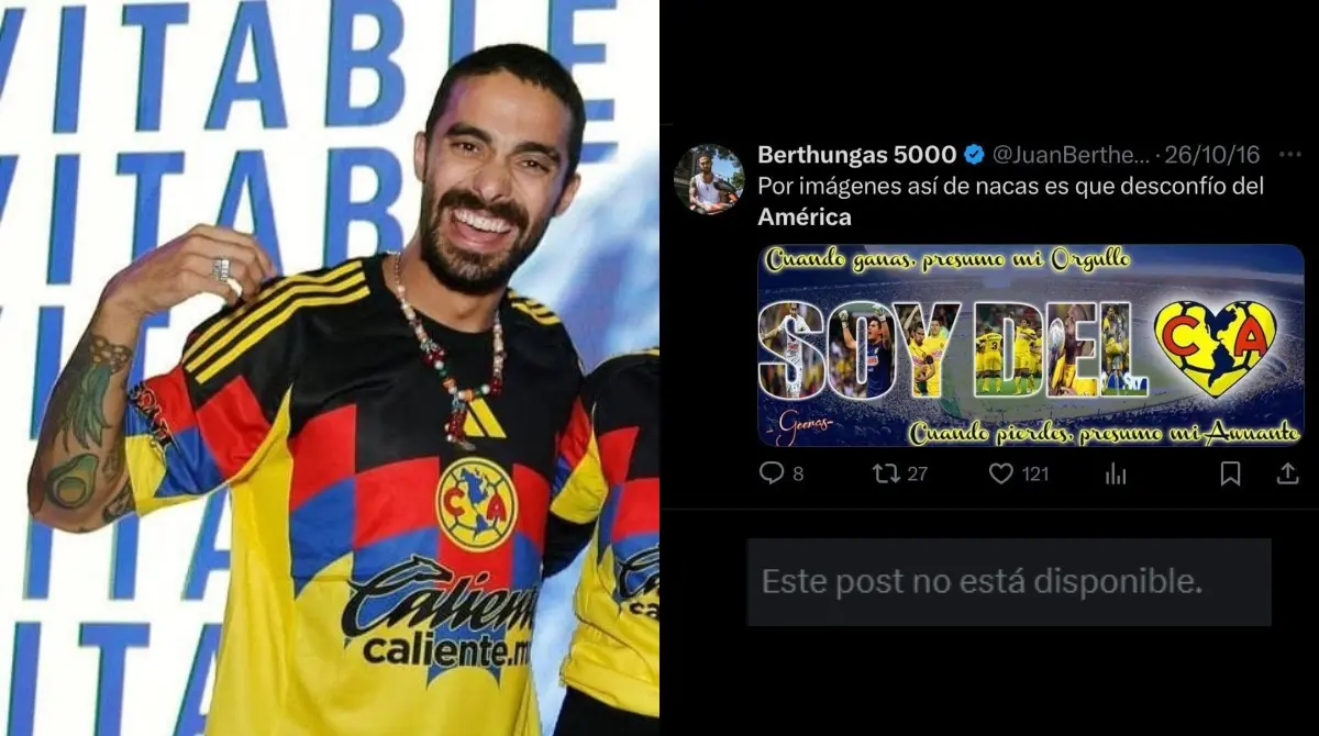  Juan Bertheau es antiamericanista y apareció en la promoción del jersey 