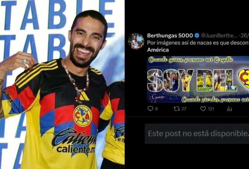 Juan Bertheau es antiamericanista y apareció en la promoción del jersey