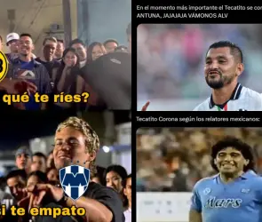 Tecatito Corona es víctima de memes tras eliminación de Rayados