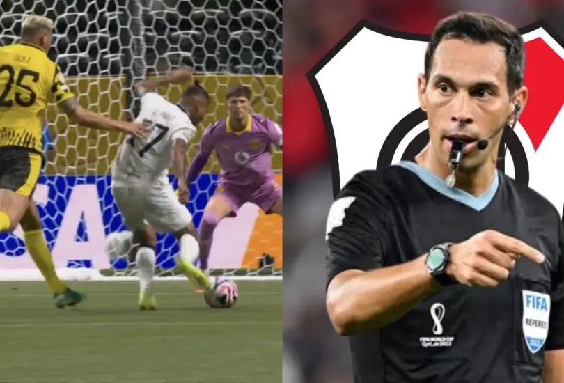 El árbitro argentino que le pitó a Rayados es fan de River Plate
