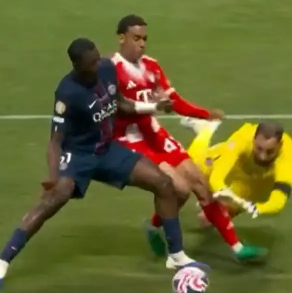 Así fue la lesión de Jamal Musiala vs PSG (VIDEO)
