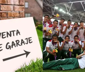 Medallista en Londres 2012 hace venta de garaje