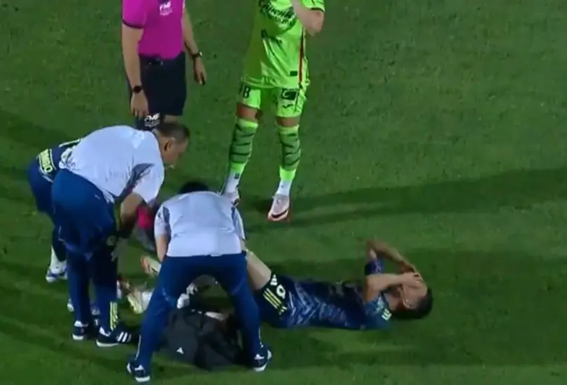 La salida de Álvaro Fidalgo por lesión en el partido contra Juárez encendió las alarmas entre los aficionados del América.