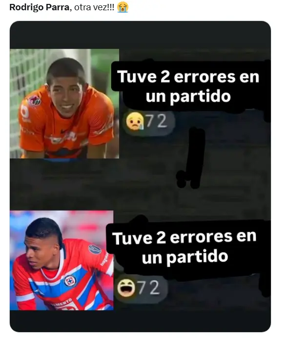 Hubo quien se acordó de Kevin Mier