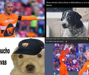 Los memes del debut de Keylor Navas con Pumas