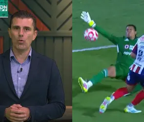 Hugo Salcedo se burla de Kevin Mier tras un nuevo error