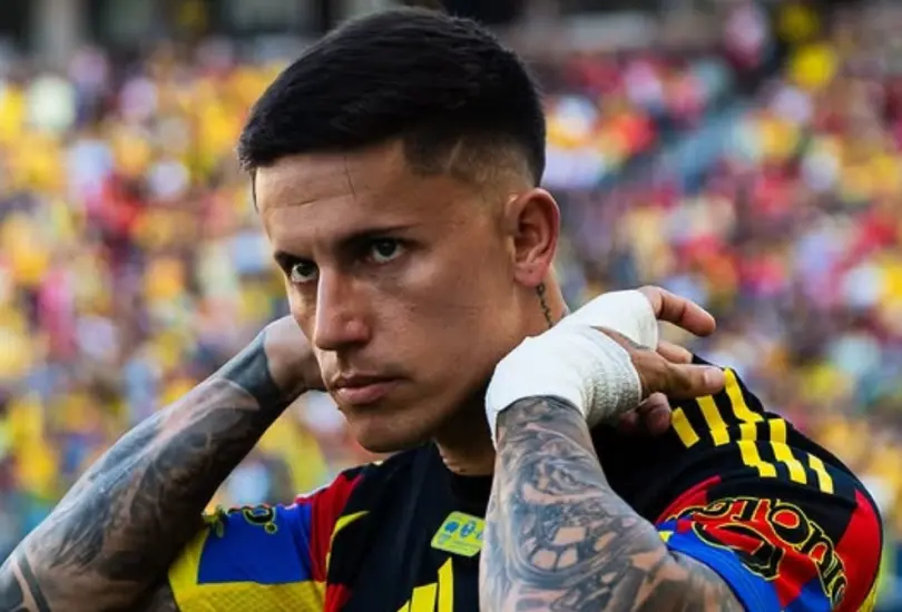Brian Rodríguez recibió un llamado de atención por parte de América