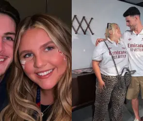 Ella es Lauren Fryer, esposa de Declan Rice