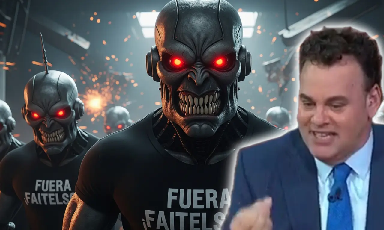  David Faitelson creía que el rechazo que recibía era producto de cuentas falsas, pero una manta y un abucheo masivo le demostraron lo contrario. 