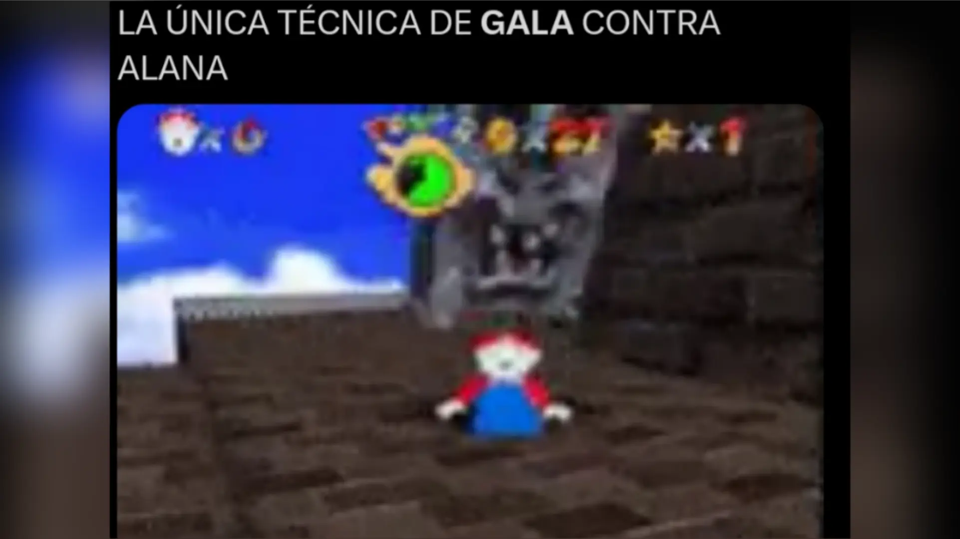 En su momento, Gala cayó sobre Alana en la lona.