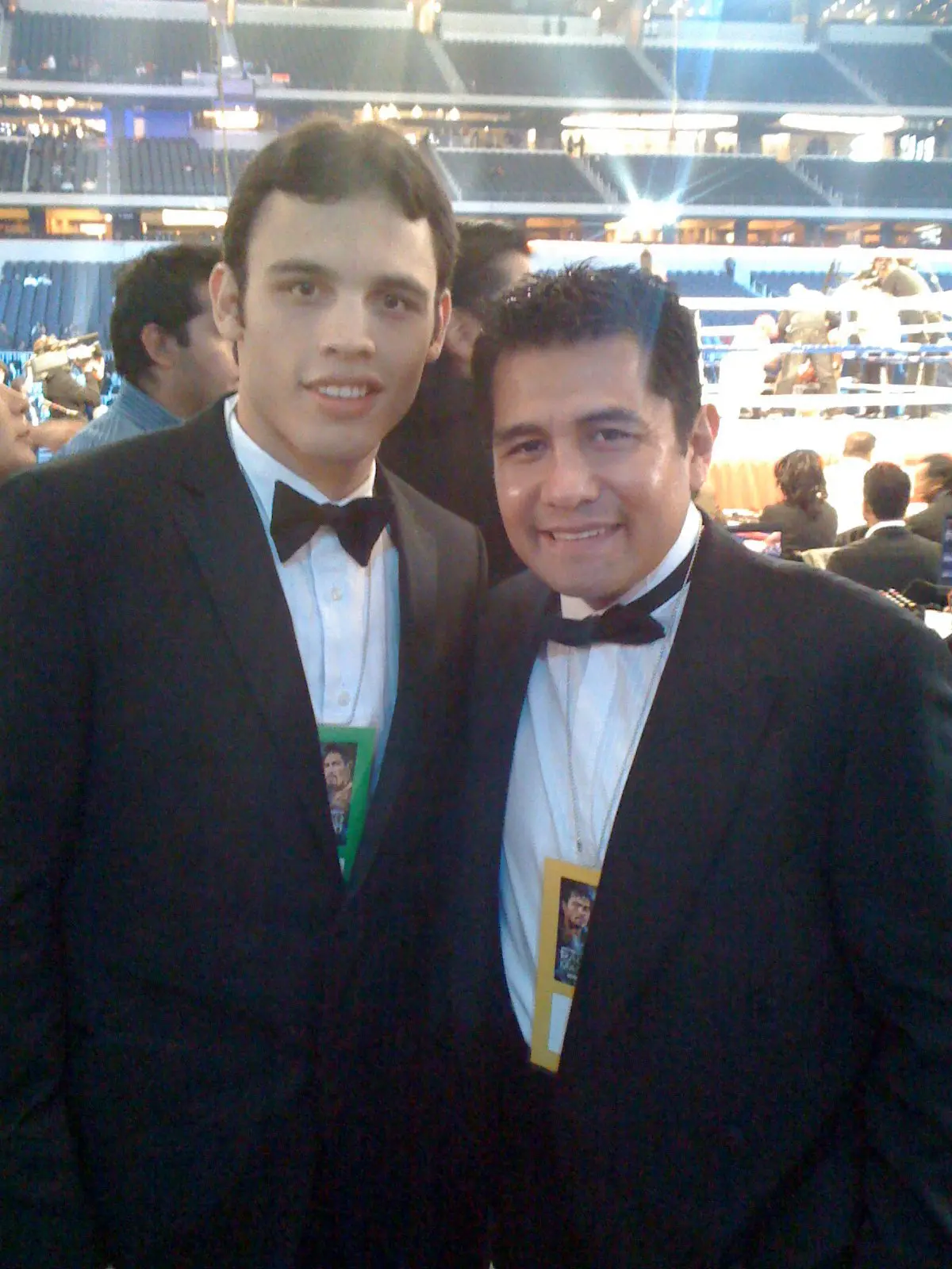 Desde muy joven tuvo los reflectores del box Desde muy joven tuvo los reflectores del box